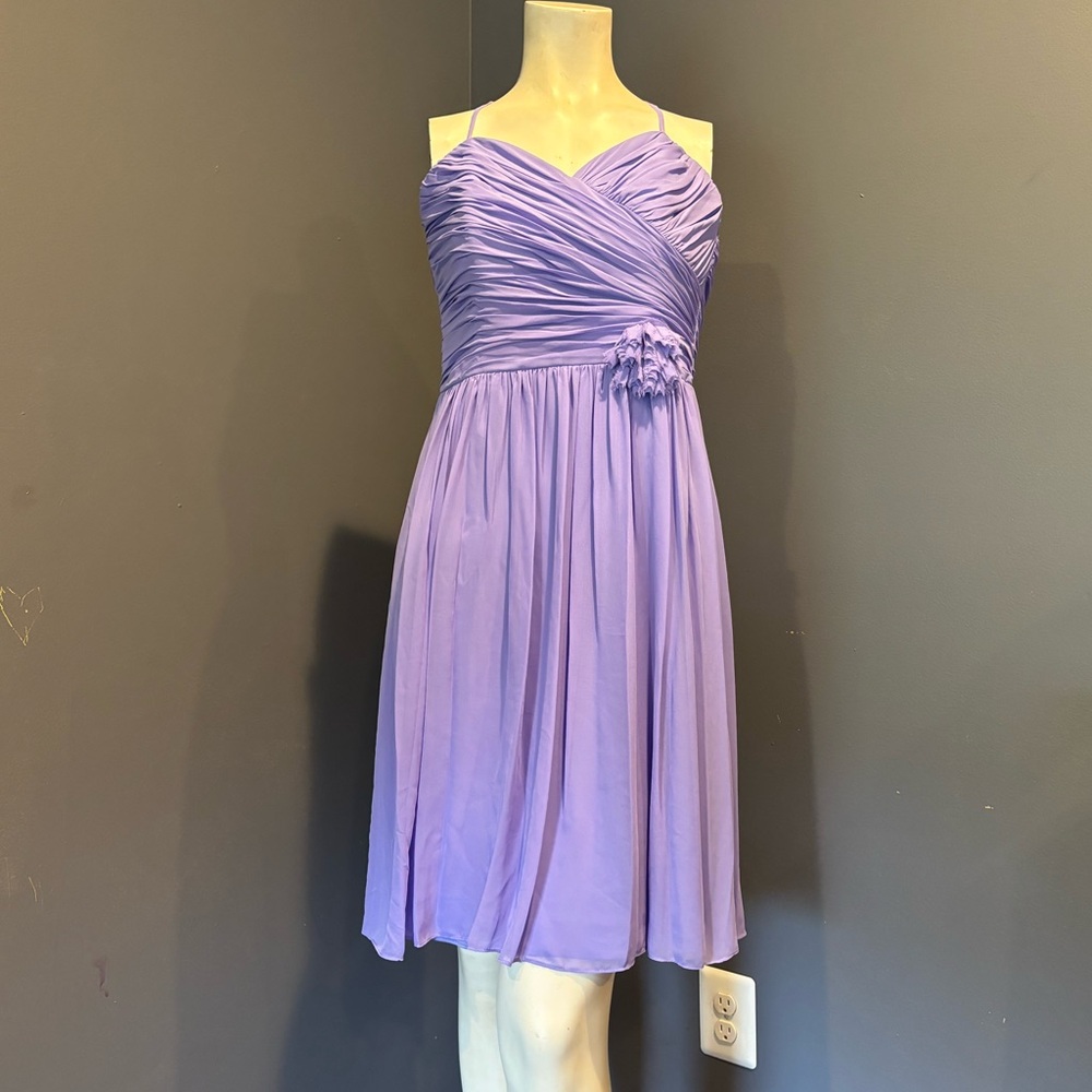 After Six Lavender Mini Dress